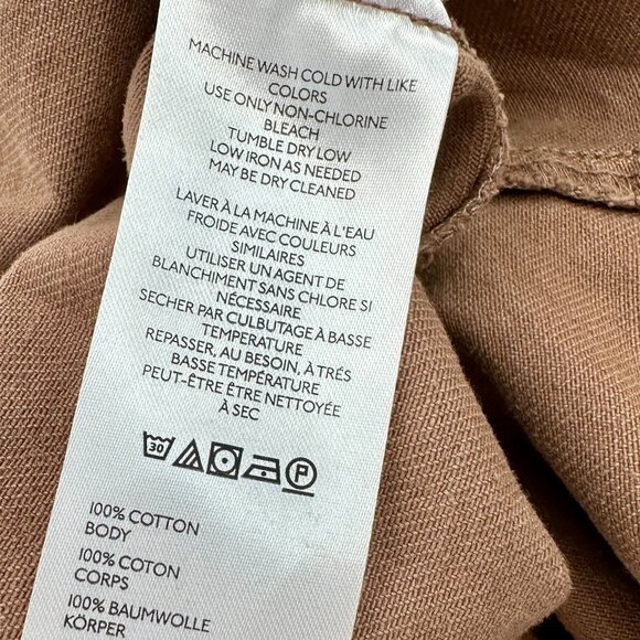 NWT We The Free Overalls NWT Size XL | Bronze Brown 100% Cotton Utility Jumpsuit - Picture 7 of 13